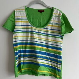 Striped green t shirt
